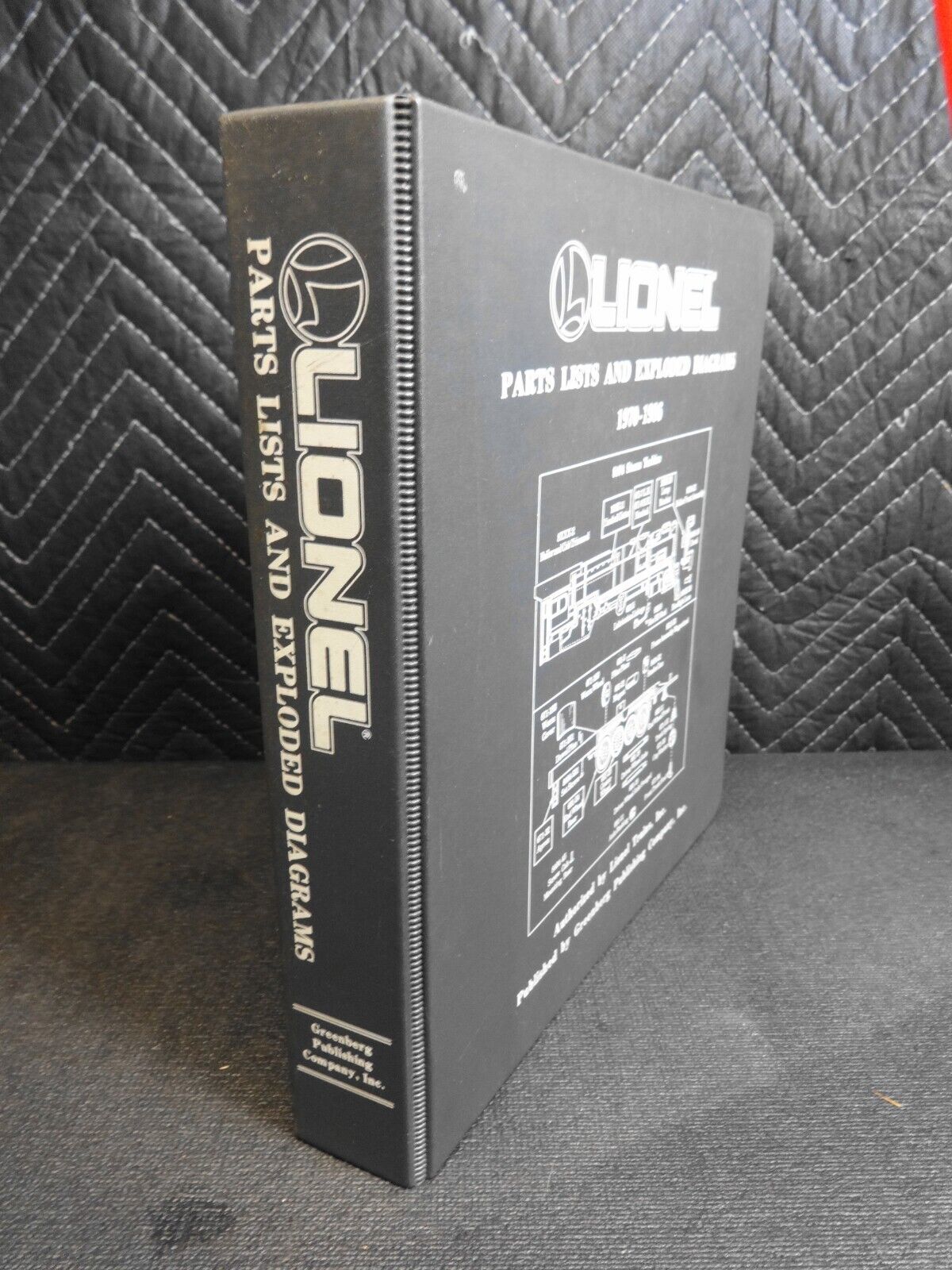 Lionel Parts Lists & Exploded Diagrams 19701986 Model Railroad Greenb