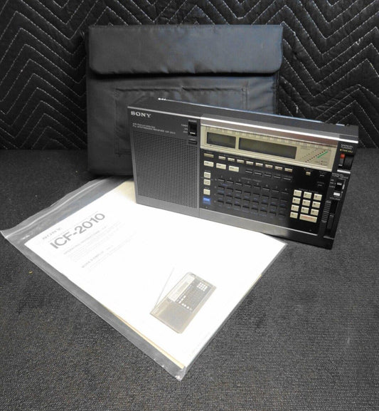 Sony ICF-2010 Shortwave Radio AM FM SSB CW Receiver w/ Documents