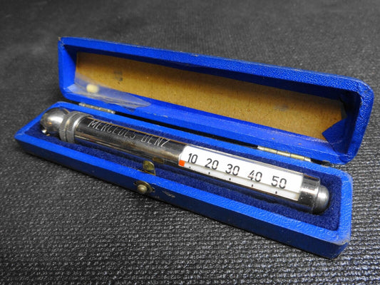 1950's Mercedes Benz Tire Pressure Gauge RARE Messko Hauser Oberursel GERMANY