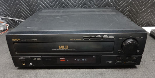 Denon Multi Laser LaserDisc Player MLD Model LA-2100 *SERVICED* Laser Disc