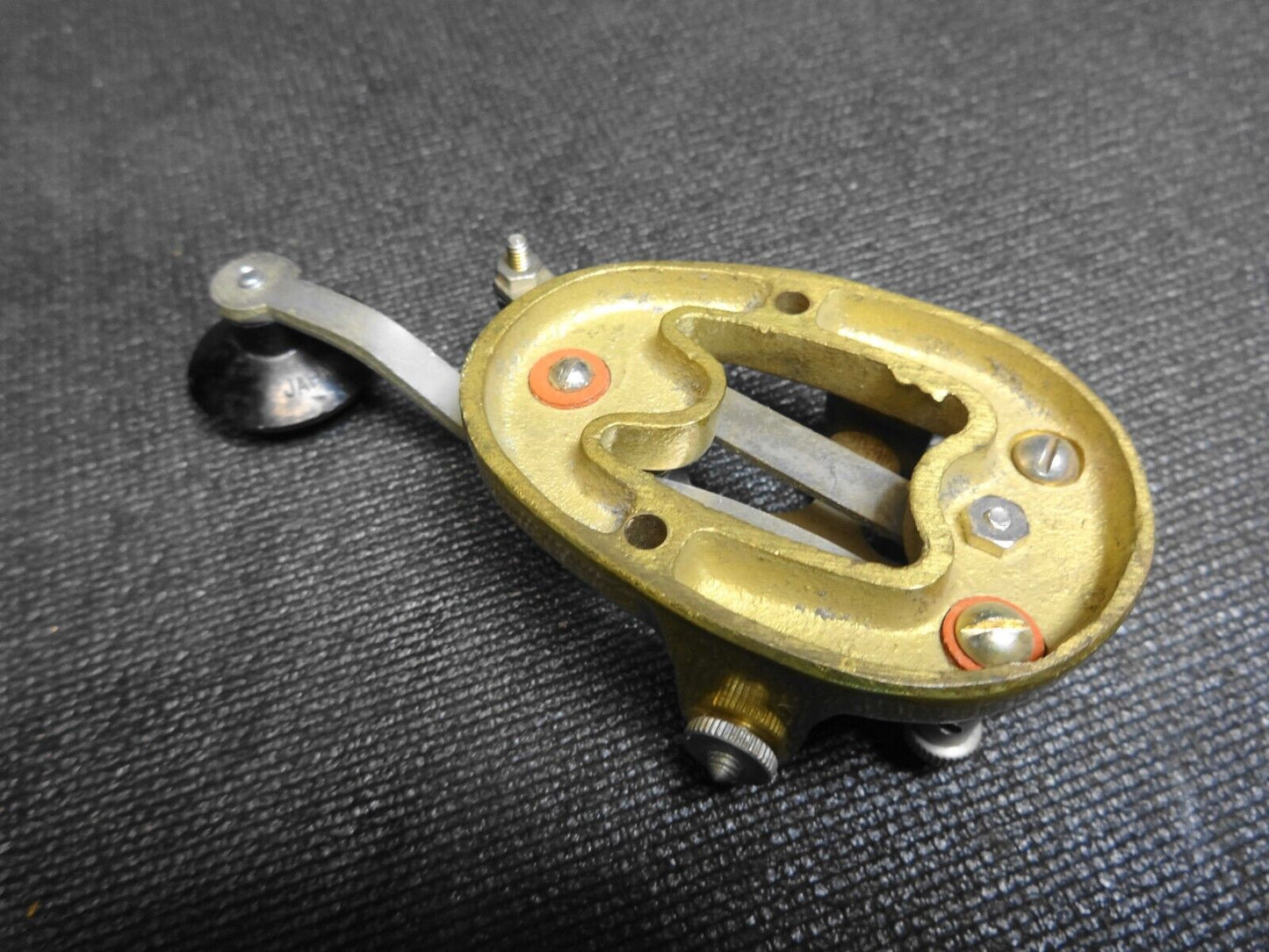Vintage Ameco K-4 Brass Morse Code Telegraph Key HAM RADIO