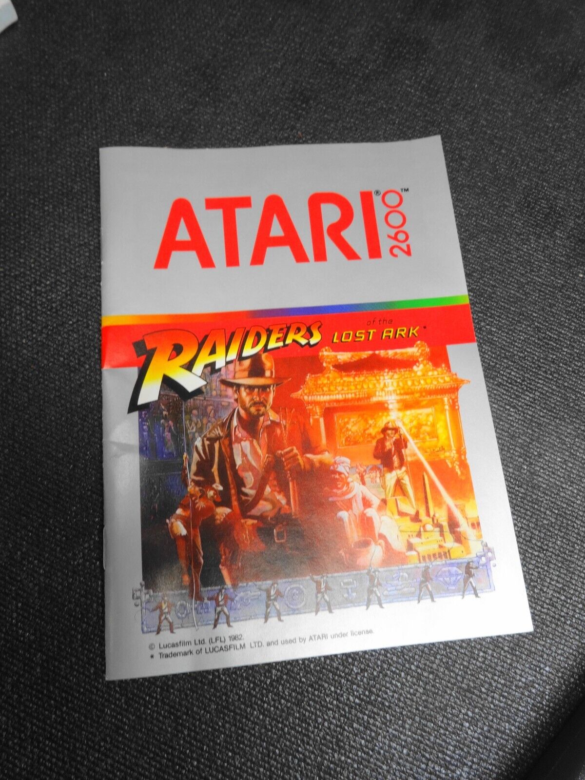 Raiders of the Lost Ark (Atari 2600, 1982) - Cartridge, Box & Manual