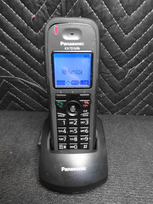 Panasonic KX-TD7696 DECT 6.0 Wireless Cordless Phone With Cradle & Power Supply