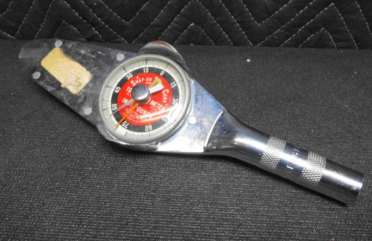 SNAP ON TE6FUA TORQOMETER TORQUE WRENCH  0-75 lb.in.  1/4" SQ DRIVE, NO CASE