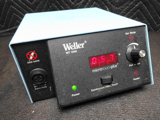 Weller MT1500 Soldering Station Power Unit 400-850℉ ±10℉ ESD Safe 120VAC 130W