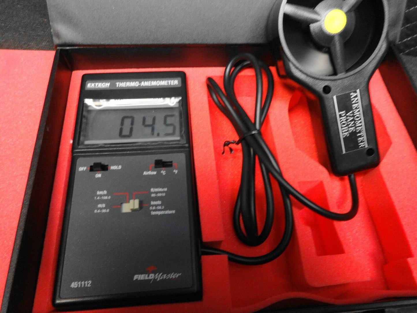 Extech Instruments Thermo-Anemometer Field Master with Probe 451112