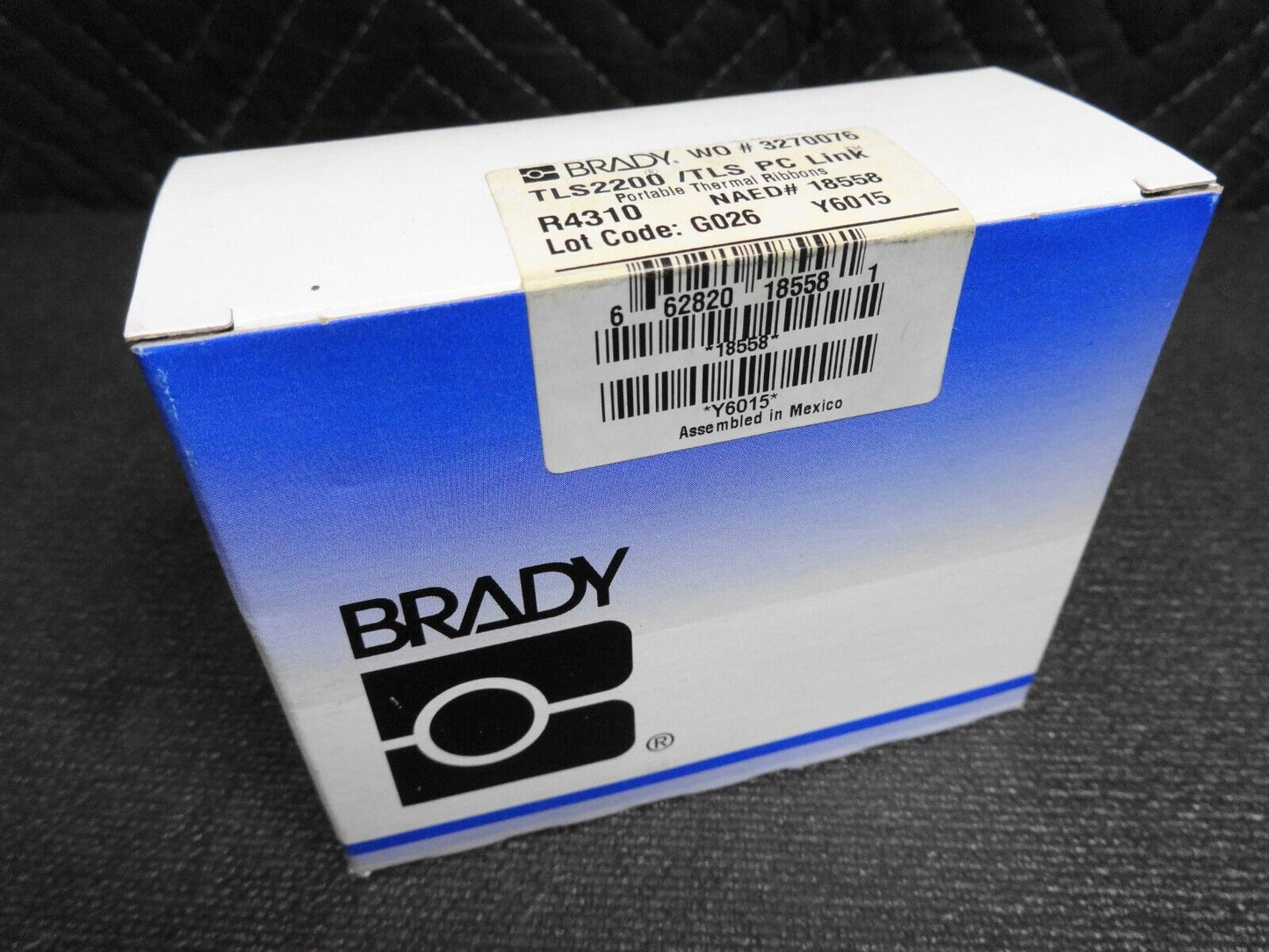BRADY TLS2200 PC LINK R4310 PORTABLE THERMAL RIBBON 18558 !!VOLUME PRICING!!