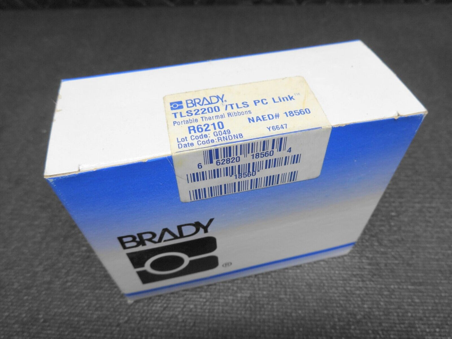 *NEW* Brady R6210 TLS2200 TLS PC Link 75 L, 2" W, Portable Thermal Ribbon 18560