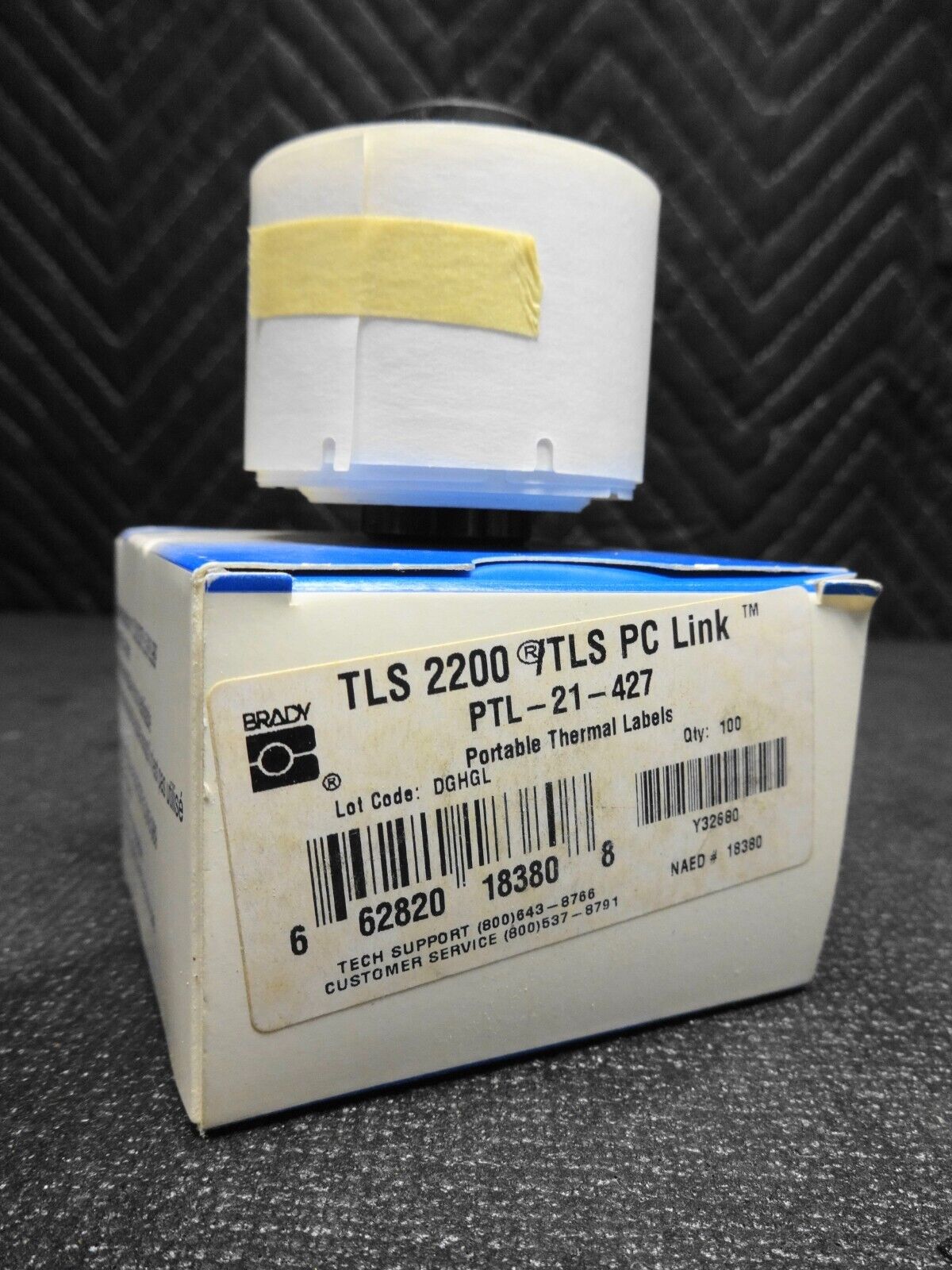 NEW BRADY PORTABLE THERMAL LABELS TLS2200 TLS PC LINK PTL-21-427