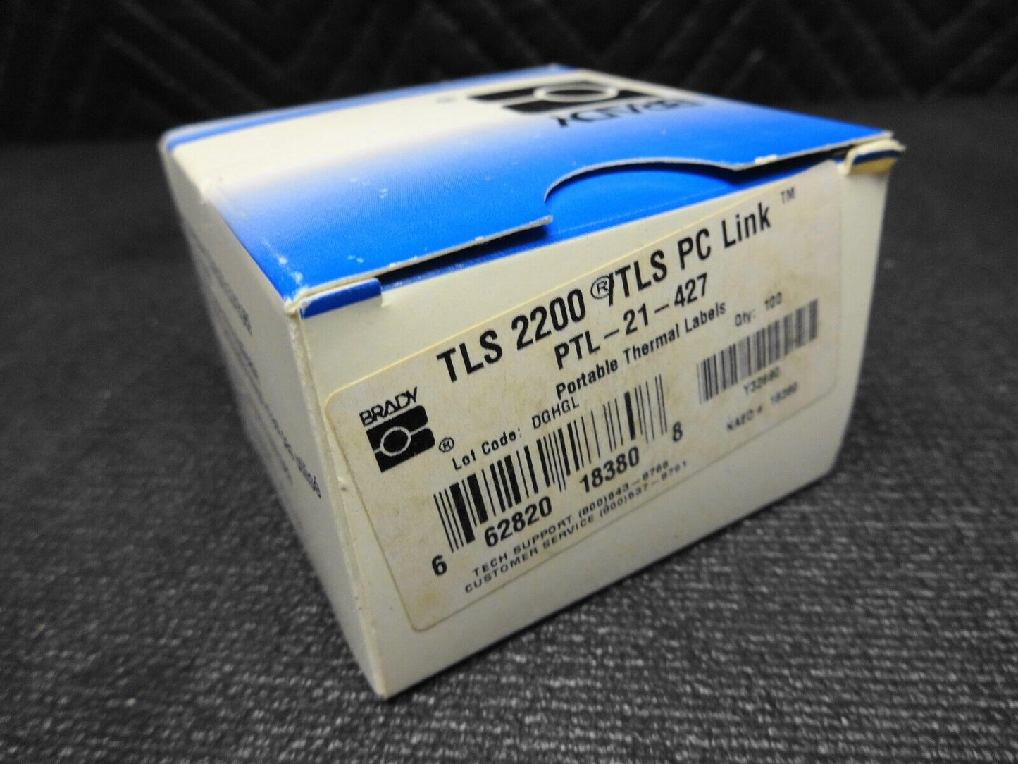 NEW BRADY PORTABLE THERMAL LABELS TLS2200 TLS PC LINK PTL-21-427