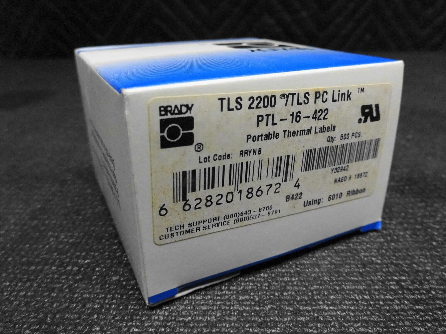 New Brady PTL-16-422, 500 Portable Thermal Labels
