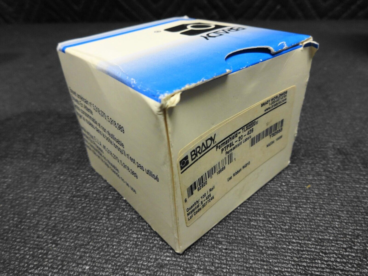 *New* BRADY TLS2200 PTPSL-20-428 Portable Thermal Labels