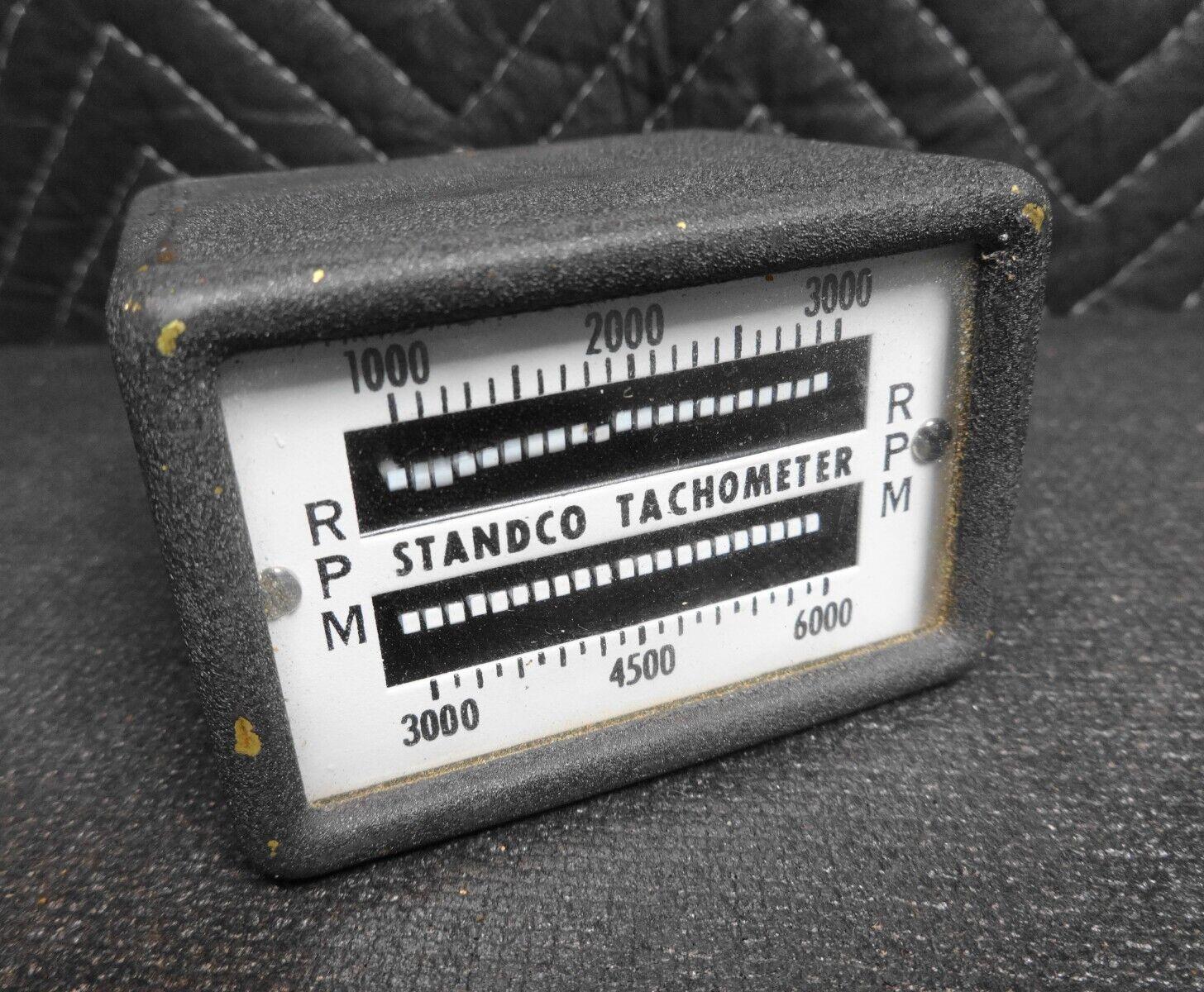 Standco Reed Tachometer Vintage Standco Vibrating Reed Tachometer 3.5x3.25x2.75” – ineedths