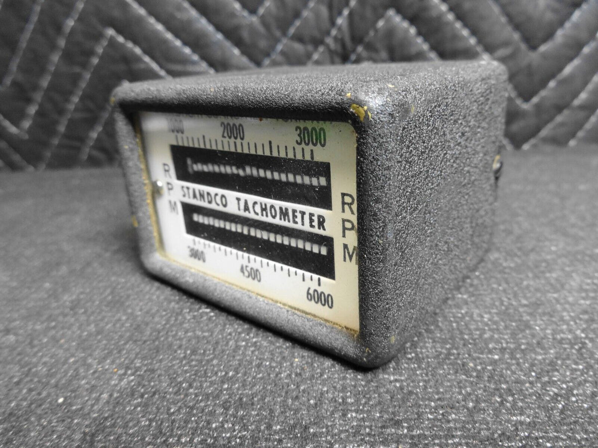 Standco Reed Tachometer Vintage Standco Vibrating Reed Tachometer 3.5x3.25x2.75” – ineedths