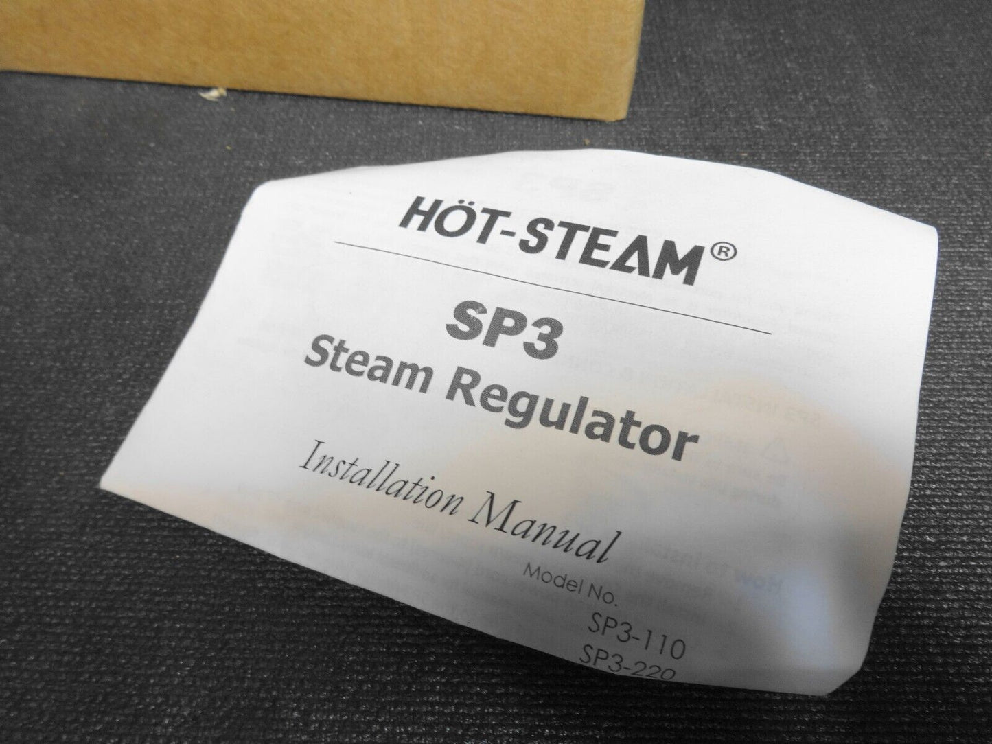 Steam Regulator F/Electric Steam Irons, CISSELL 'LOW BOY' REPLACEMENT (110V)