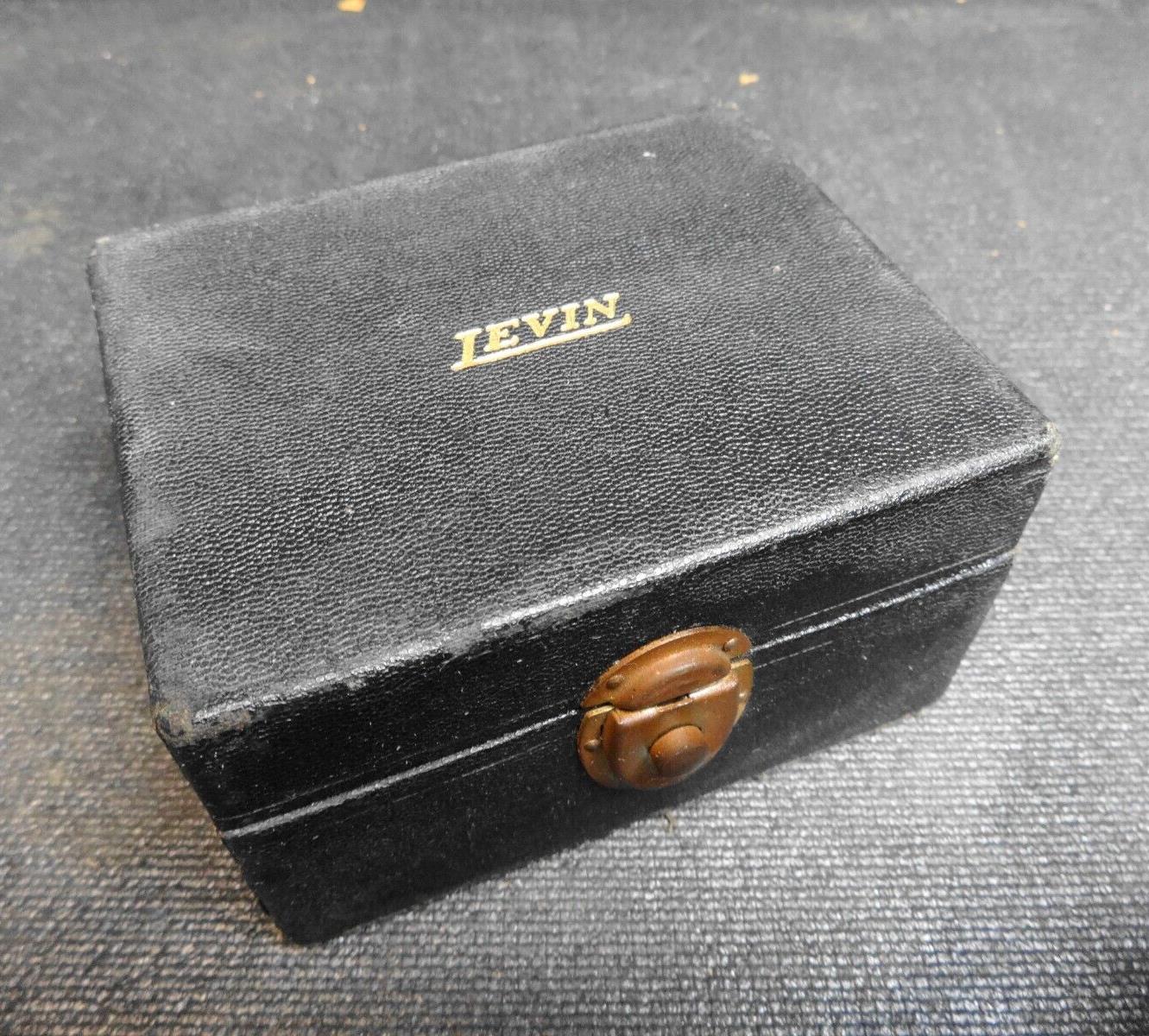 Levin Jeweler Posing Vise Clamp Ruby Jaw Watchmakers Tool in Original Case