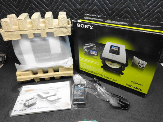 Sony Multi-Function DVD Recorder VRD-MC5 Camcorder or VHS to DVD Converter NIB