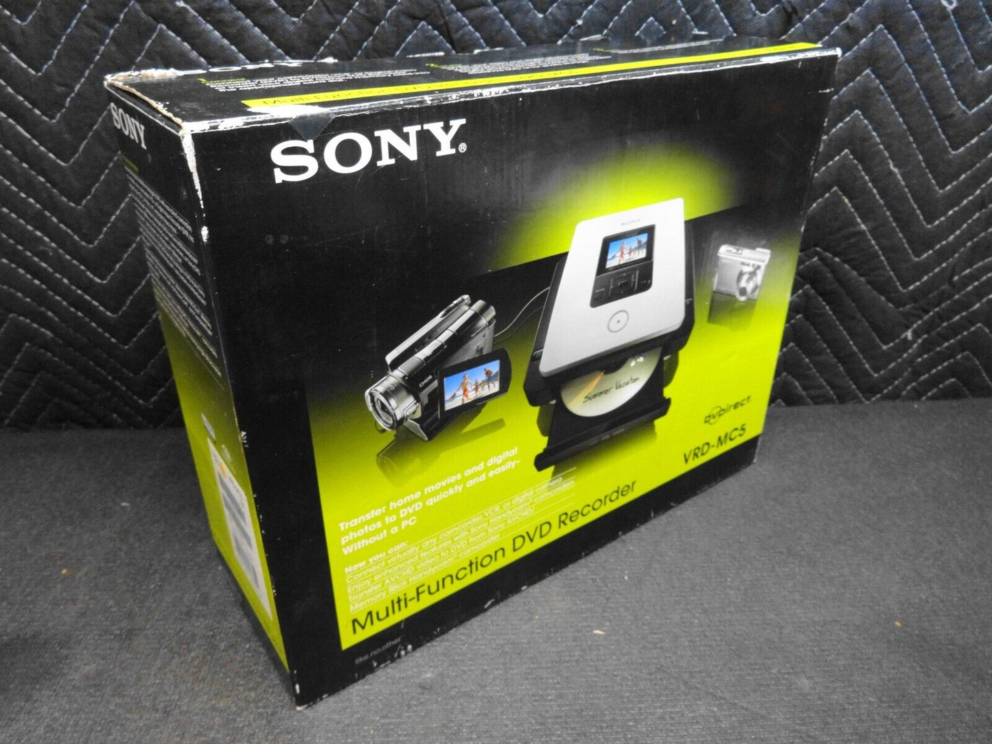 Sony Multi-Function DVD Recorder VRD-MC5 Camcorder or VHS to DVD Converter NIB