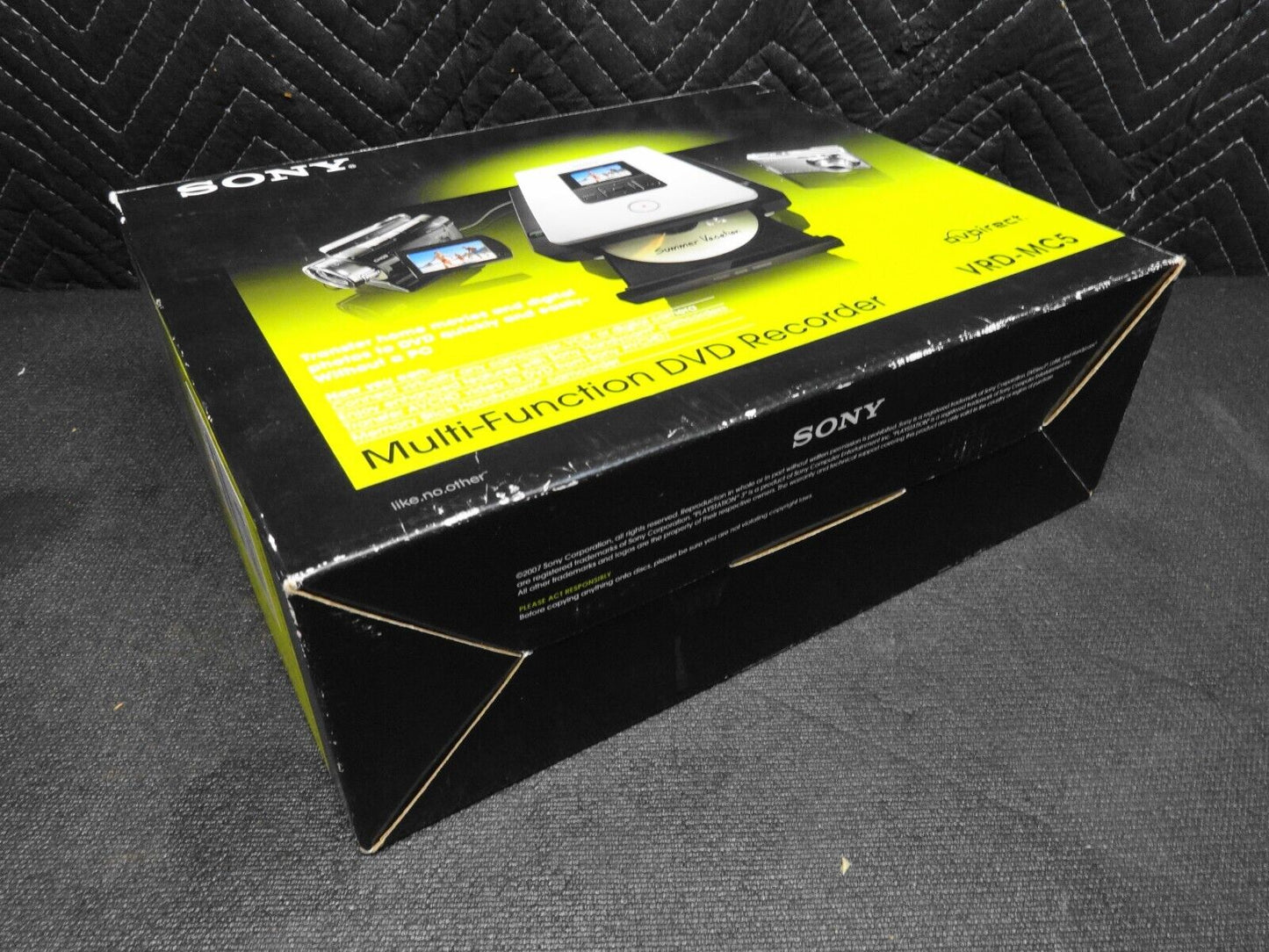 Sony Multi-Function DVD Recorder VRD-MC5 Camcorder or VHS to DVD Converter NIB