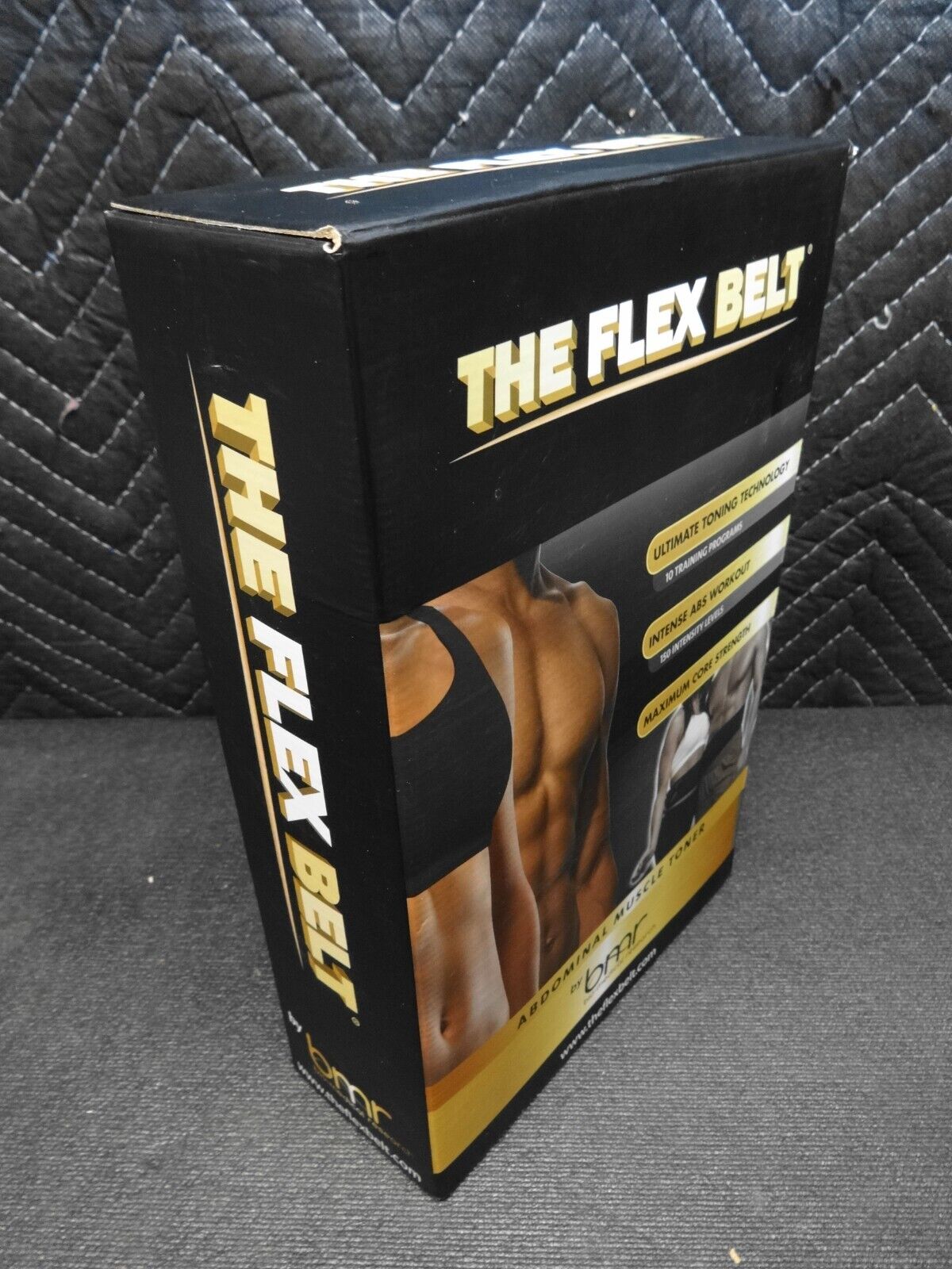 The Flex Belt Electronic Abdomnial Workout Muscle Toner BMR OPEN BOX Never Used