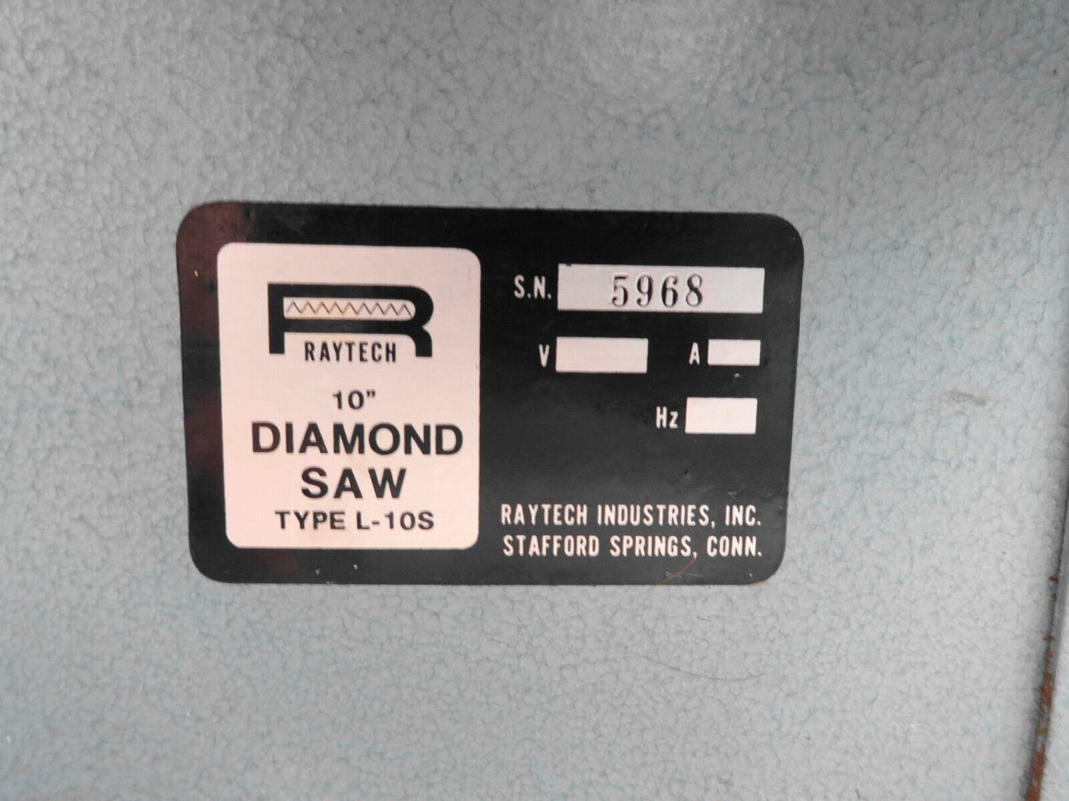 Raytech Table Raytech L-10S Lapidary 10