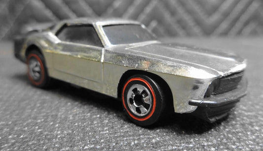 1976 Hot Wheels Redline Sizzlers II Boss Mustang Chrome Car Vintage Diecast