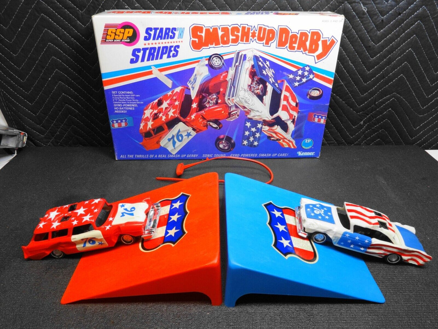 HOLY GRAIL of the Smash Up Derby. Denys Fisher SSP Stars N Stripes by Kenner SSP