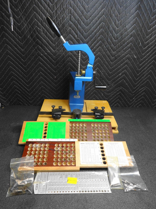 KWM / ELMA German Clock Bushing Machine Tool + Accessories & Bushings