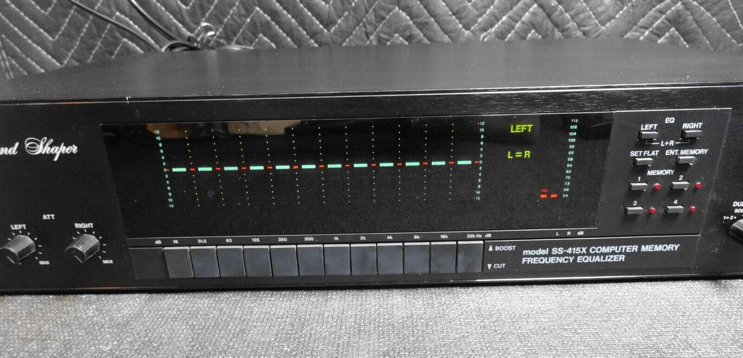 ADC Sound Shaper Computer Memory Frequency Equalizer SS-415X Vintage