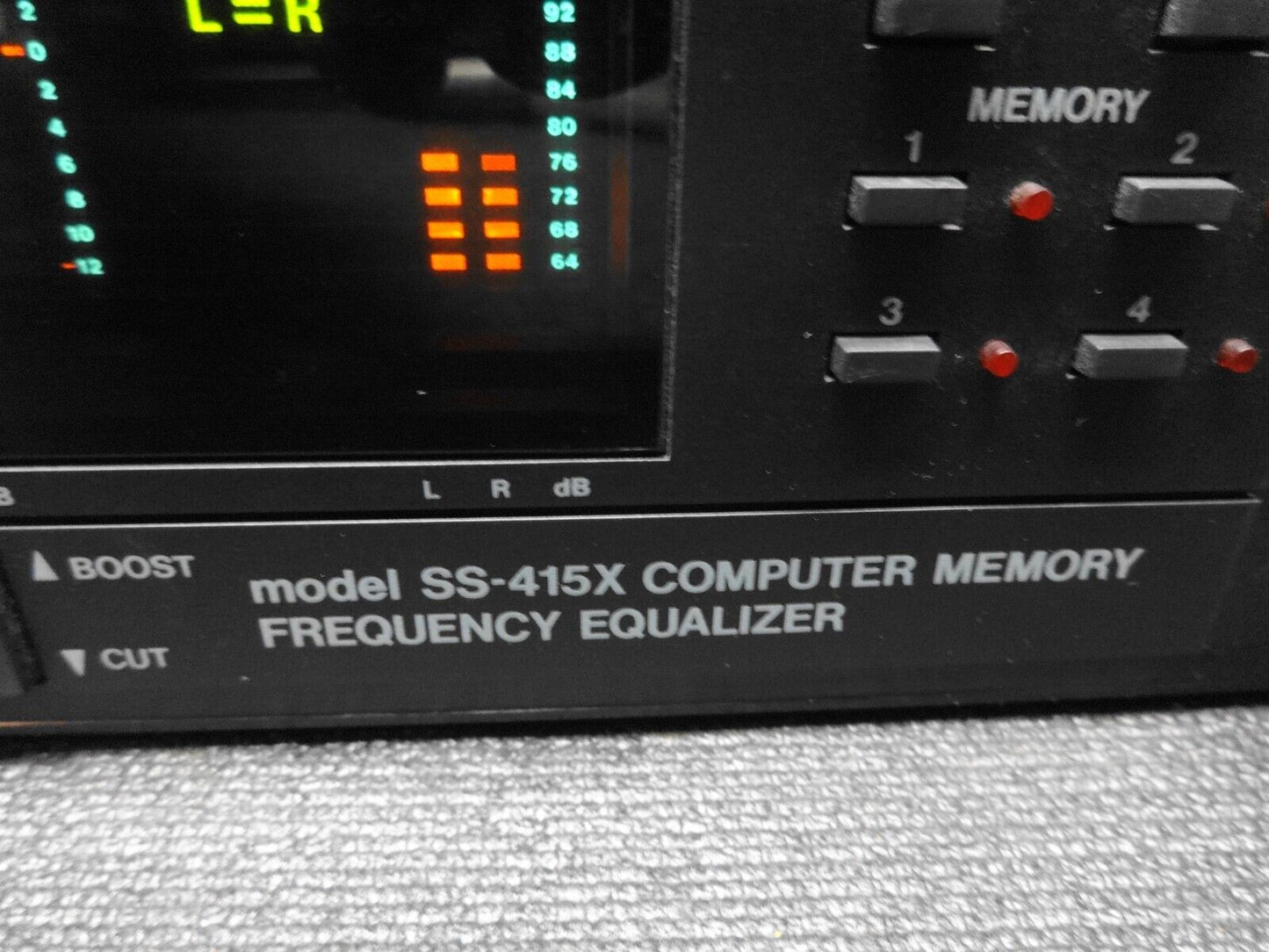 ADC Sound Shaper Computer Memory Frequency Equalizer SS-415X Vintage