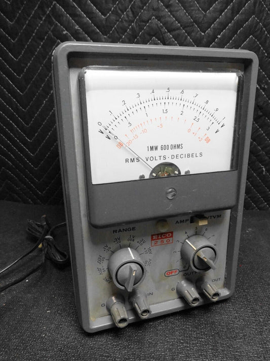 EICO 250 Vintage RMS Volts AMP / VTVM - Decibels Testing Tool