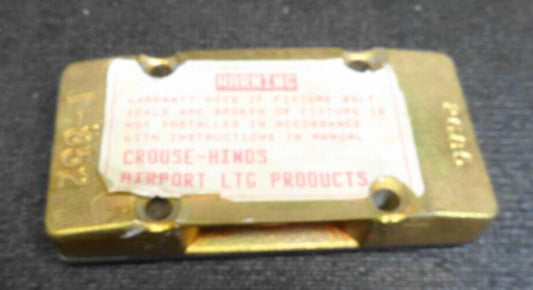 CROUSE HINDS L-852 85204 AIRPORT RUNWAY LIGHTING MARKER LIGHT COPPER COLORLESS