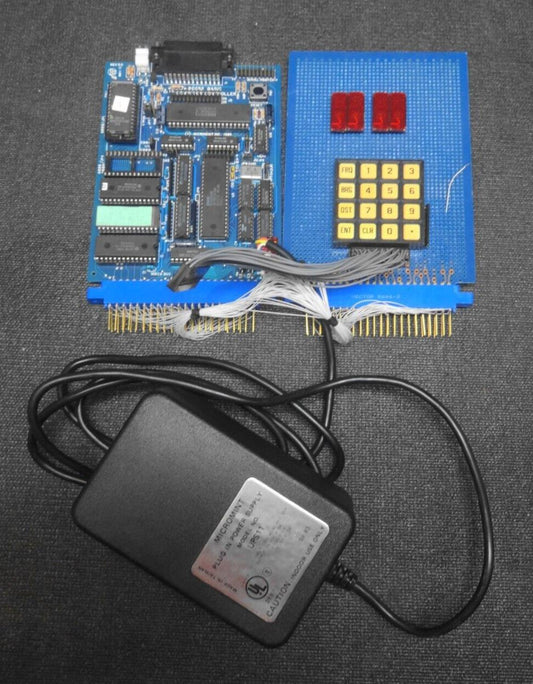 Micromint Basic Computer Controller Board MMZ8 w/ Project Board, Sockets & Power