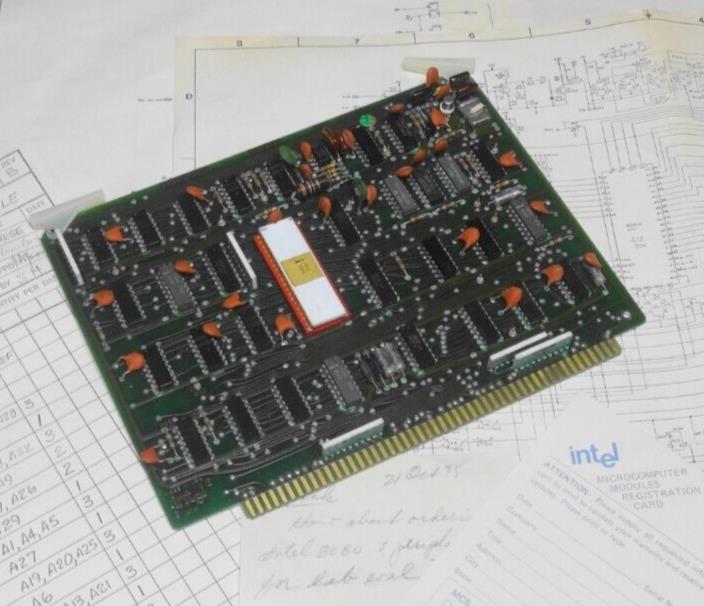 Intelec 8 Intel MCS-80 imm 8-83 CPU 8080 Microcomputer Module Intellec 8/MOD80 B ...