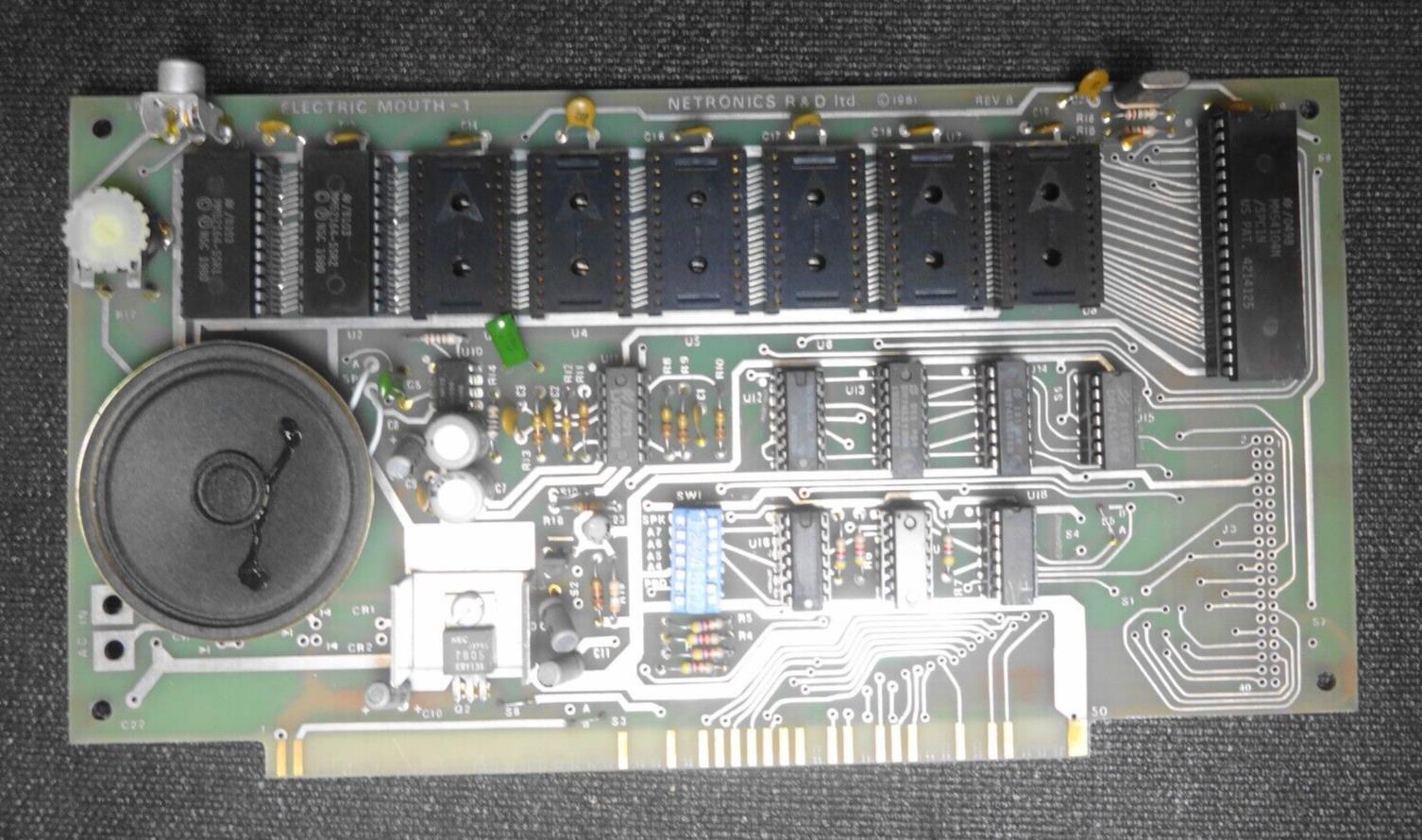 RARE NETRONICS R&D LTD 1981 S100 / TRS 80 ELECTRIC MOUTH - 1 – ineedths