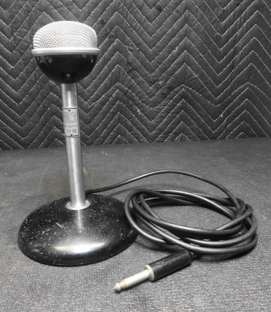 Brush Acousticel BA-106 Vintage Crystal Microphone on Stand