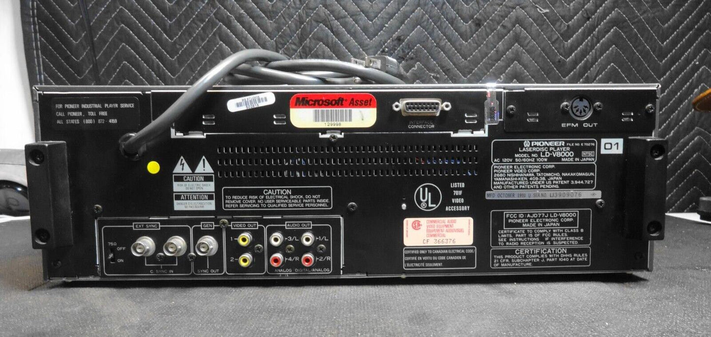 Pioneer LD-V8000 Commercial LaserDisc Player - Arcade / Dragons Lair