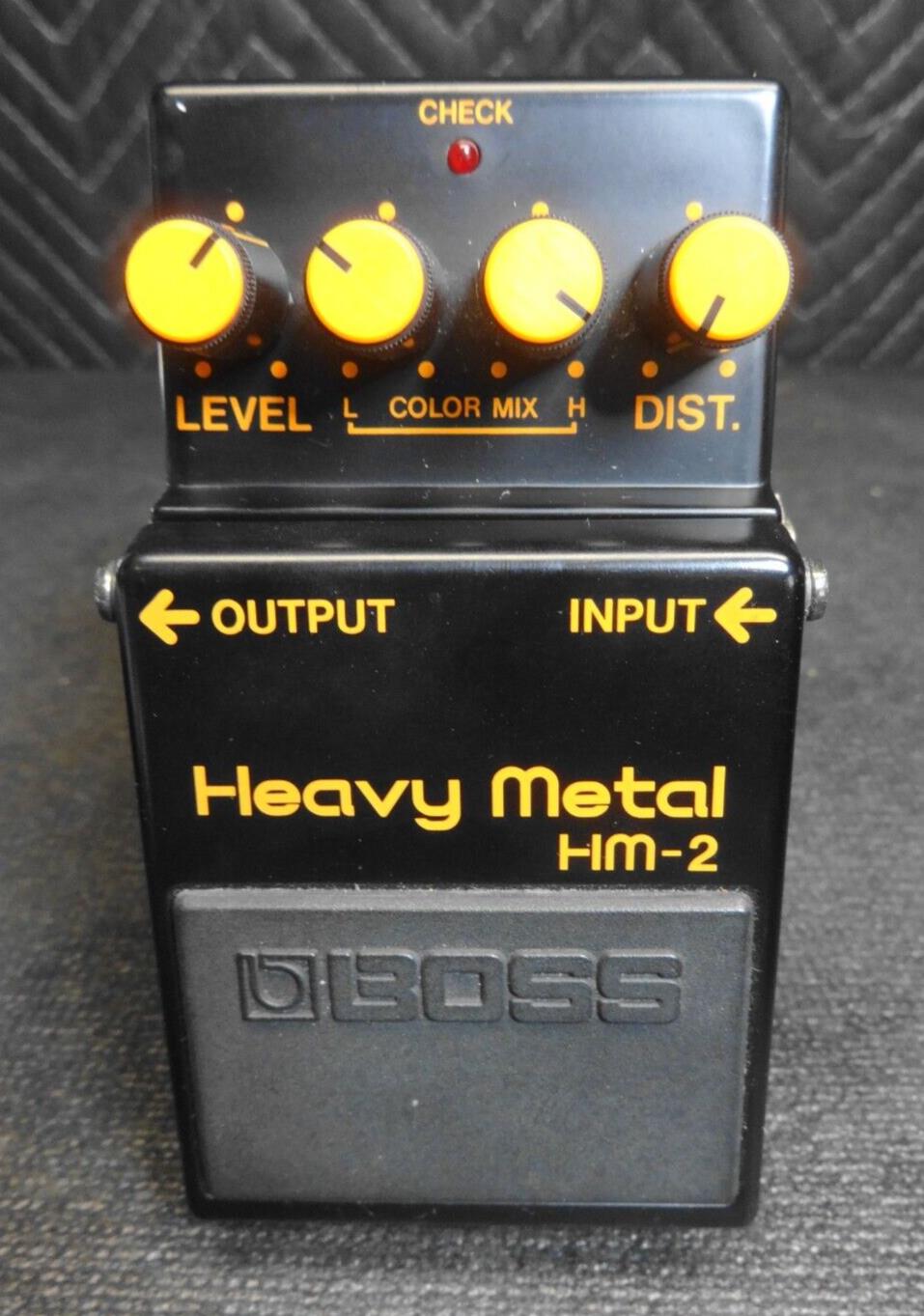 BOSS HM-2 Heavy Metal 1985 Vintage Guitar Effects Pedal  Made in Japan