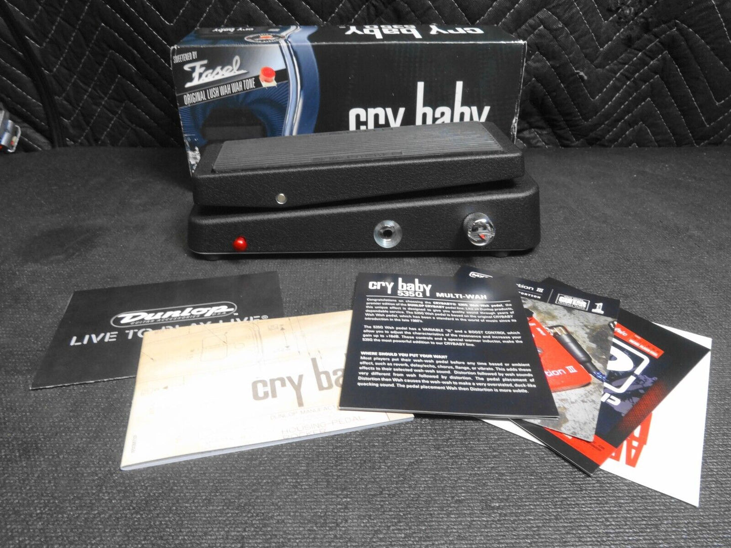 Dunlop GCB535Q Cry Baby Multi-Wah Guitar Effects Pedal 535Q Crybaby