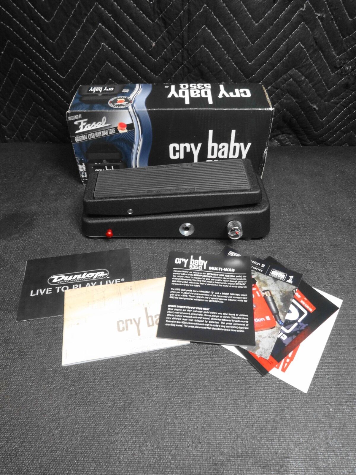 Dunlop GCB535Q Cry Baby Multi-Wah Guitar Effects Pedal 535Q Crybaby