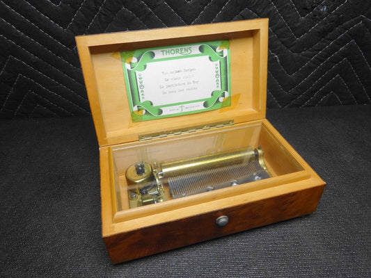 SWISS THORENS PRE REUGE MUSIC BOX - 52 Teeth / 4 Songs