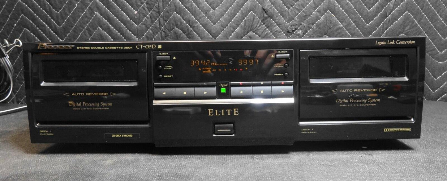 Pioneer Elite CT-05D Stereo Digital Cassette Deck Player / Recorder *SERVICED*