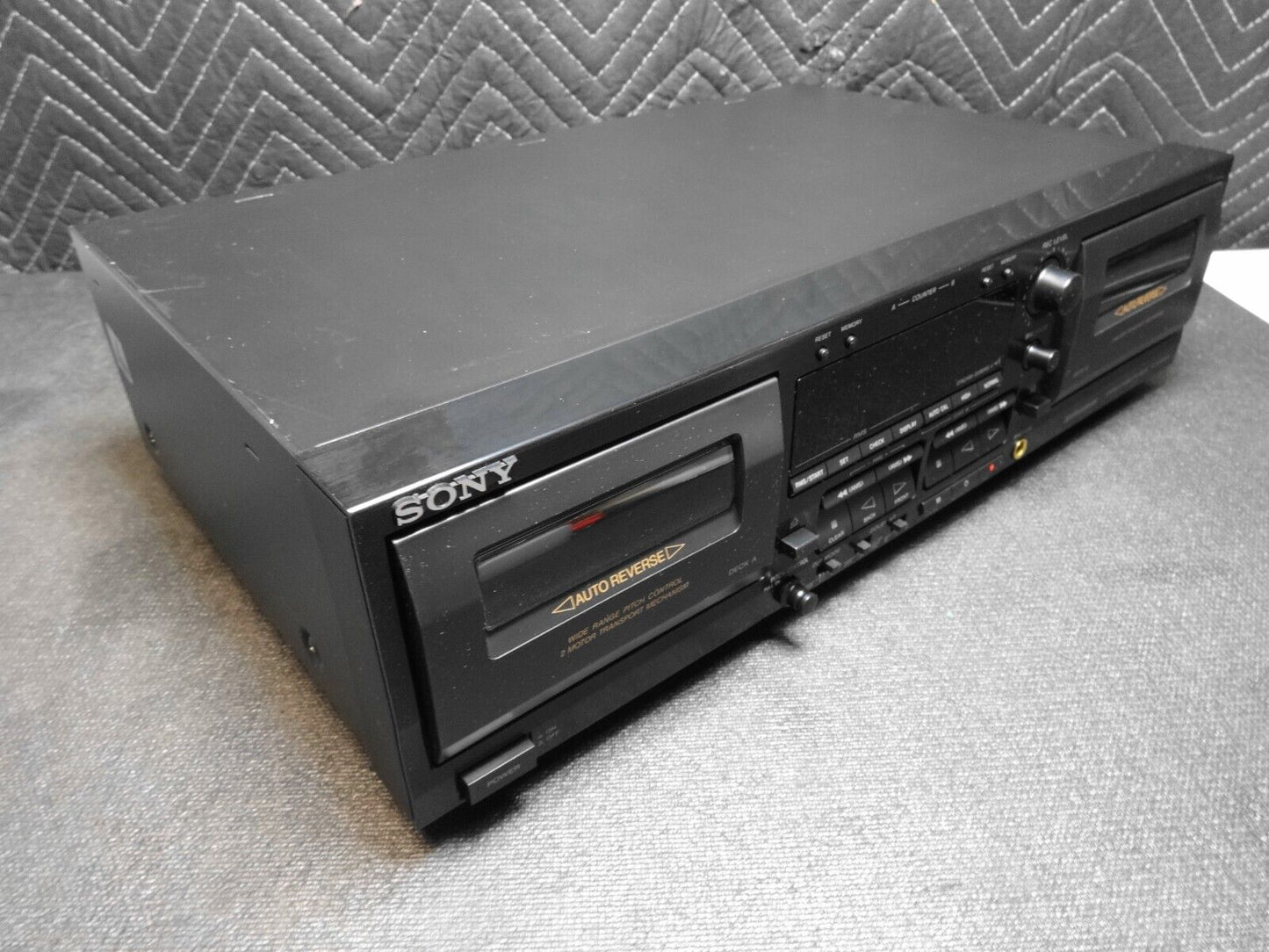 Sony TC-WR665S Stereo Double Cassette Deck Dolby B,C,S - w/ Manual - NEW BELTS