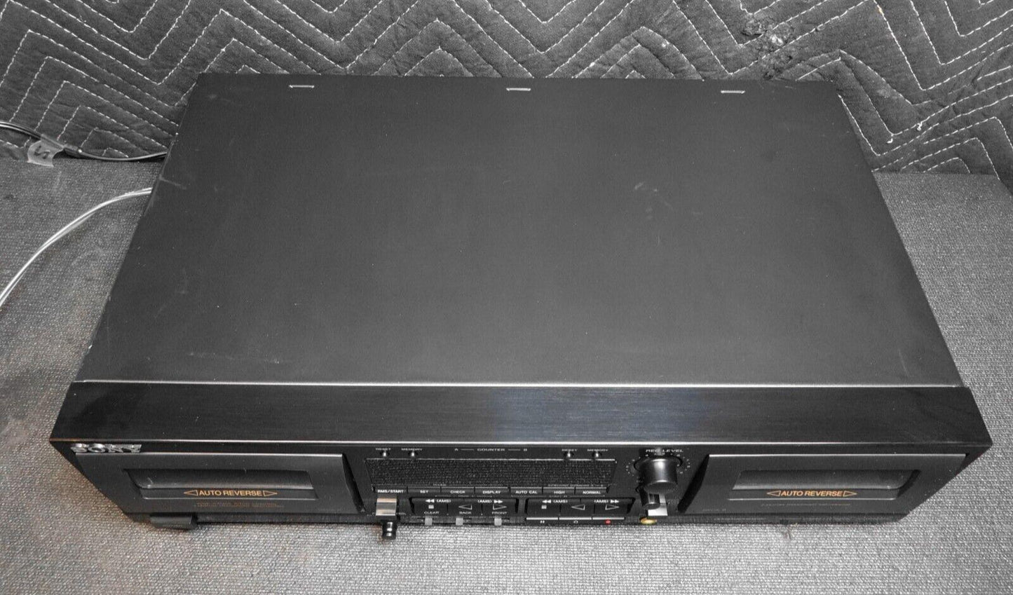 Sony TC-WR665S Stereo Double Cassette Deck Dolby B,C,S - w/ Manual - NEW BELTS