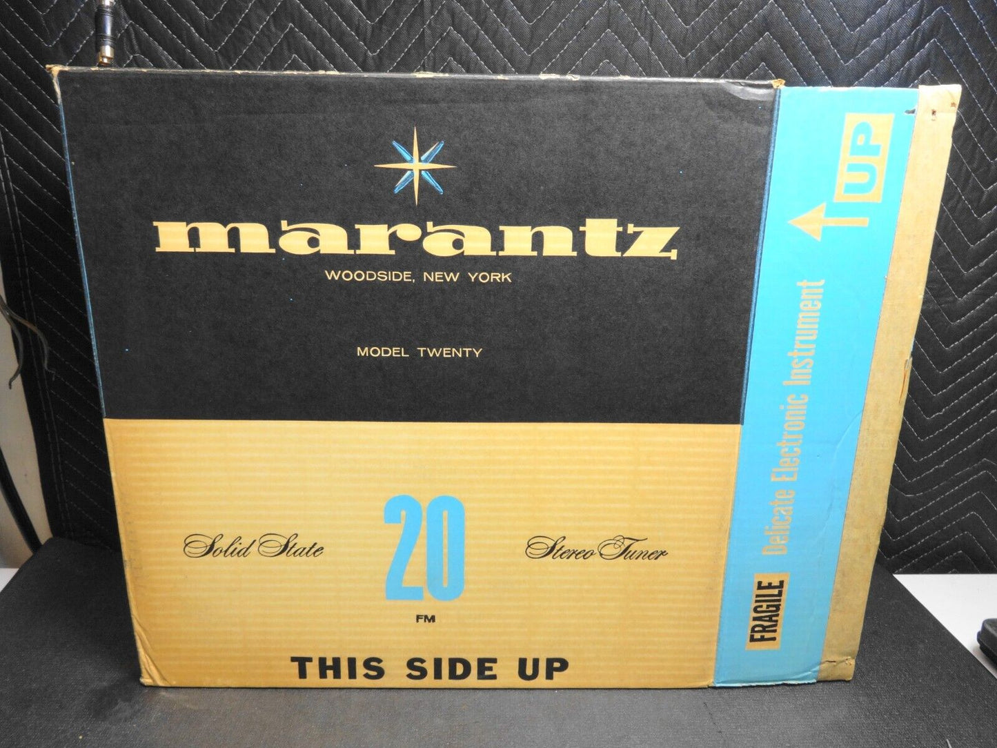 Marantz Model 20 Stereo Tuner Original Boxes (Boxes Only) w/ Packing Insert