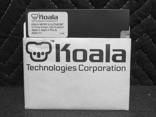 ✅ 🍎 Koala Micro Illustrator - Original Disks - For Apple II