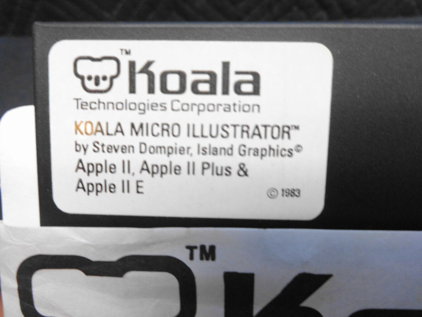 ✅ 🍎 Koala Micro Illustrator - Original Disks - For Apple II