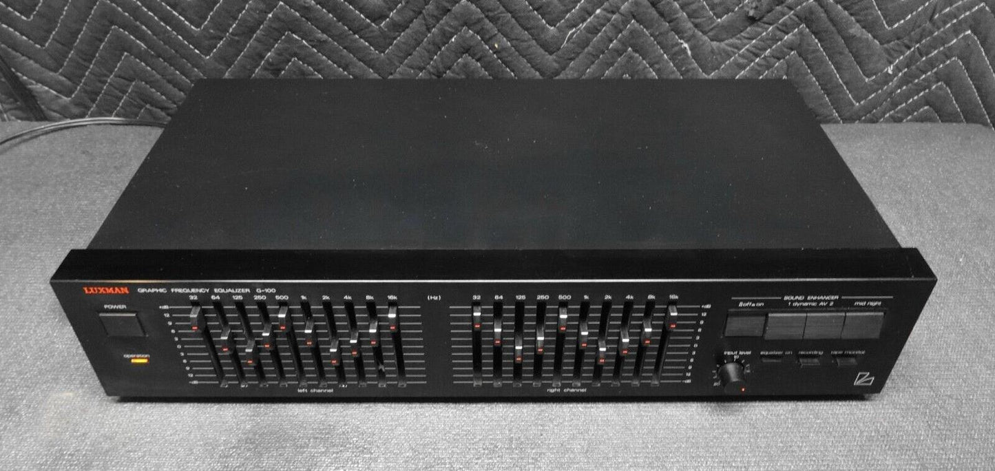 LUXMAN G-100 Vintage 10 Band Stereo Equalizer