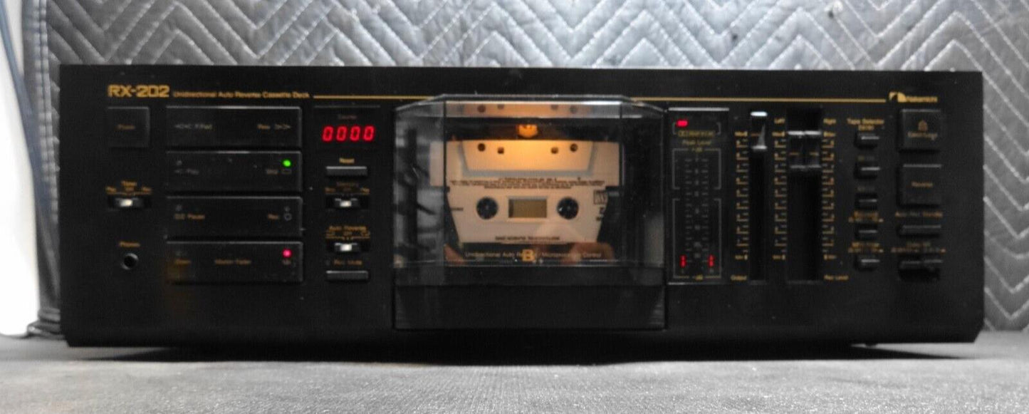 NAKAMICHI RX-202 Cassette Deck - *SERVICED* - New Belts & Idler Tire