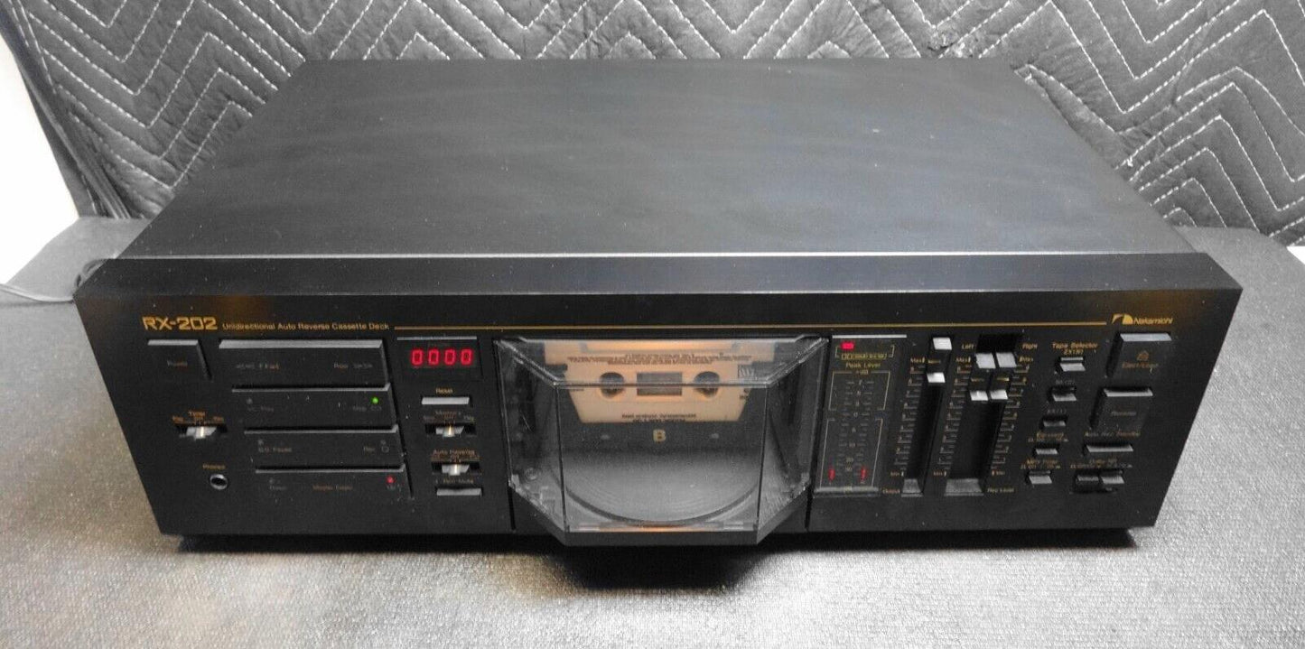 NAKAMICHI RX-202 Cassette Deck - *SERVICED* - New Belts & Idler Tire